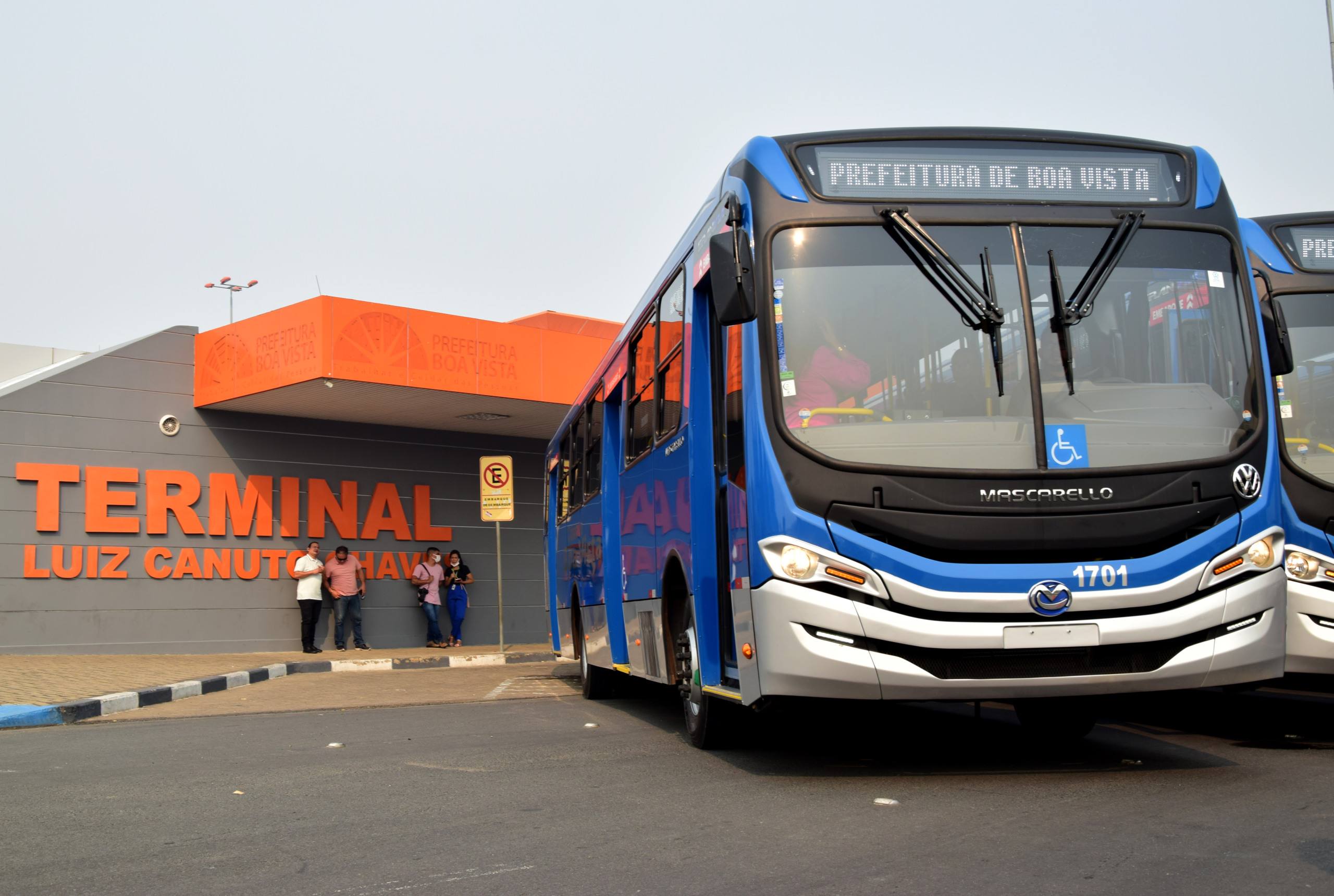 Ônibus do transporte coletivo de Boa Vista (Foto: Nilzete Franco/FolhaBV)