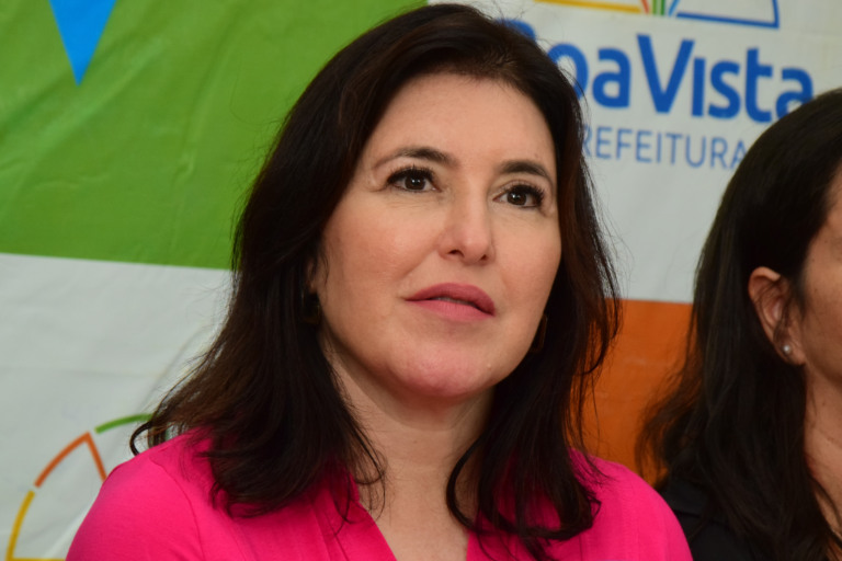 Simone Tebet realizou a apresentação das Rotas Integradas na Secretaria Municipal de Segurança Urbana e Trânsito. (Foto: Nilzete Franco/FolhaBV)