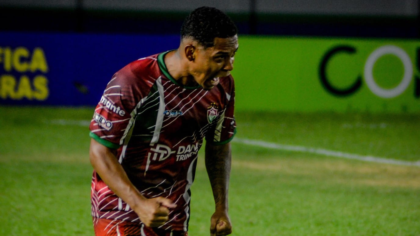 Ligeirinho comemora gol que salvou Tricolor da segunda derrota (Foto: BS Oficial)