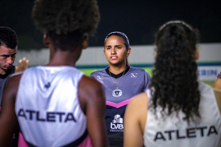 Treinadora Isabel Alves e time do Rio Negro fazem suas estreias no Brasileiro Feminino. Crédito: Kamila Marinho/Rio Negro