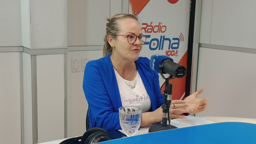 Ilaine Henz durante entrevista ao Agenda da Semana (Foto: Rádio Folha) Ilaine Henz durante entrevista ao Agenda da Semana (Foto: Rádio Folha)