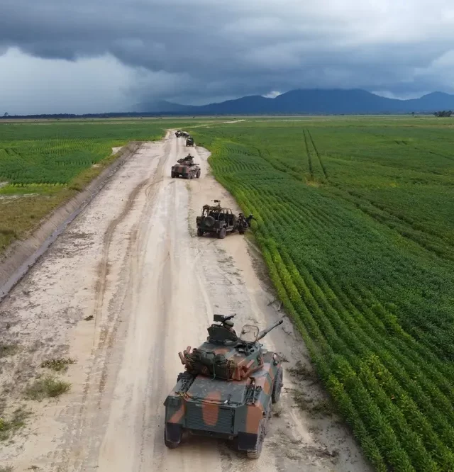 O novo contingente é formado por cerca de 150 militares da 6ª Divisão de Exército de três cidades fronteiriças com o Uruguai. (Foto: reprodução)