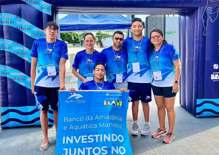 Delegação da Aquática Marinho conquista 19 medalhas para natação roraimense. Crédito: ASCOM/Aquática Marinho