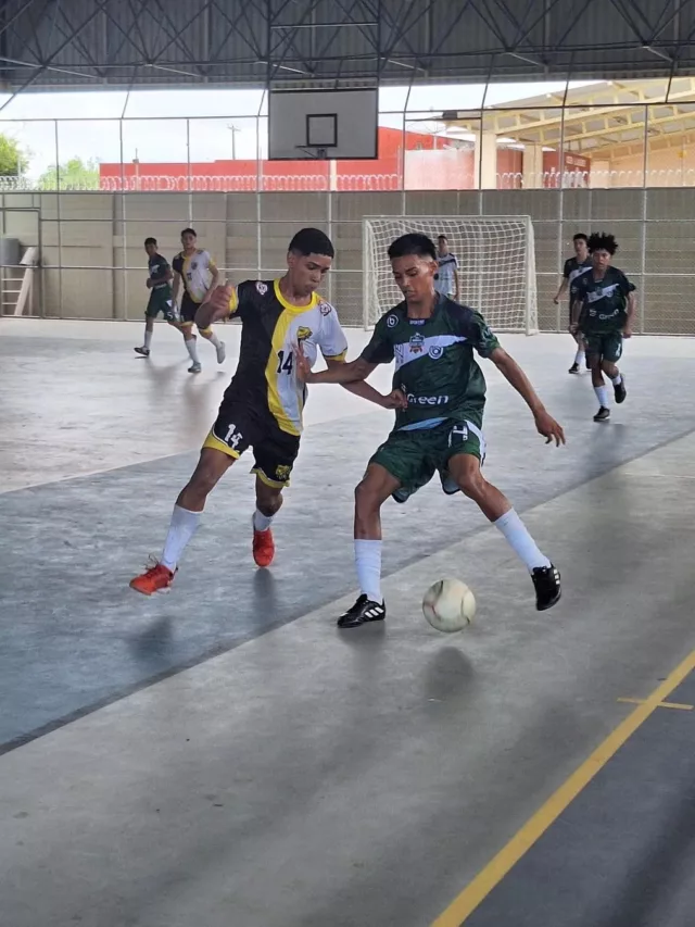 Garotada juvenil do futsal tem animado as manhãs de sábado no Sesi (Foto: ASCOM/Sporting Roraima)