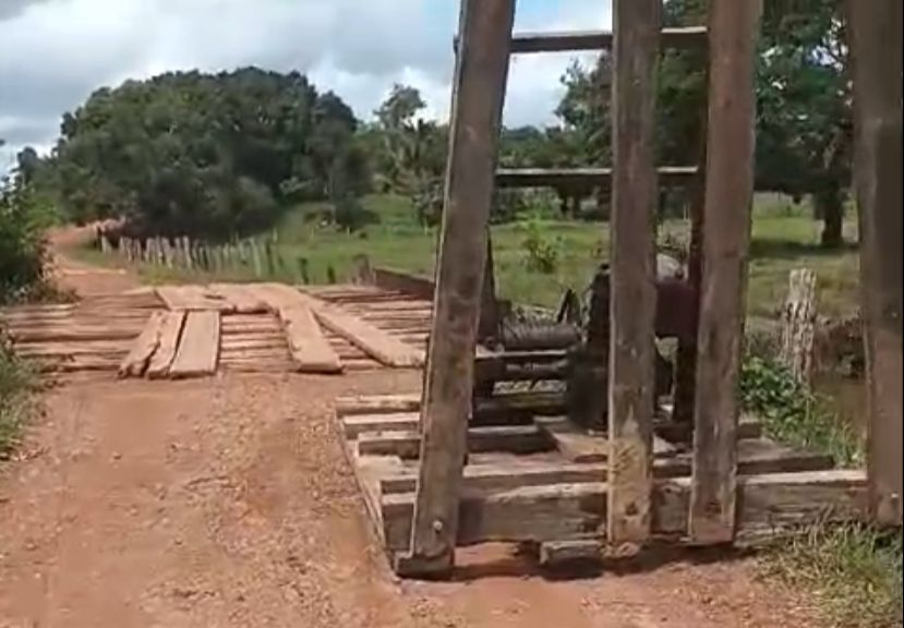 Produtor questiona manutenção de ponte em vicinal do Cantá: "Interdição vai prejudicar a nossa locomoção"