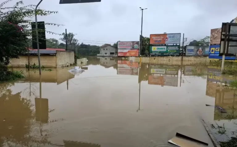 8 cidades catarinenses estão situação de emergência (Foto: Divulgação/Defesa Civil de SC)