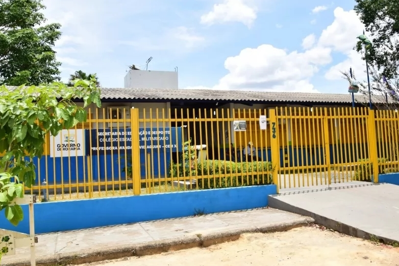 Escola Militarizada Professora Wanda David Aguiar (Foto: Nilzete Franco)