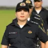 Major da Polícia Militar de Roraima, Jailma Jácome, durante cerimônia de promoção a major em 2022 (Foto: Secom-RR)