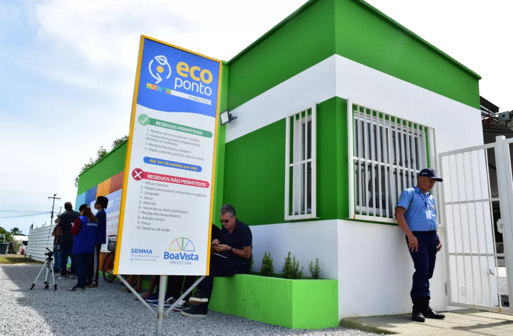 1º Ecoponto de Boa Vista é inaugurado no Nova Cidade; Saiba quais produtos descartar