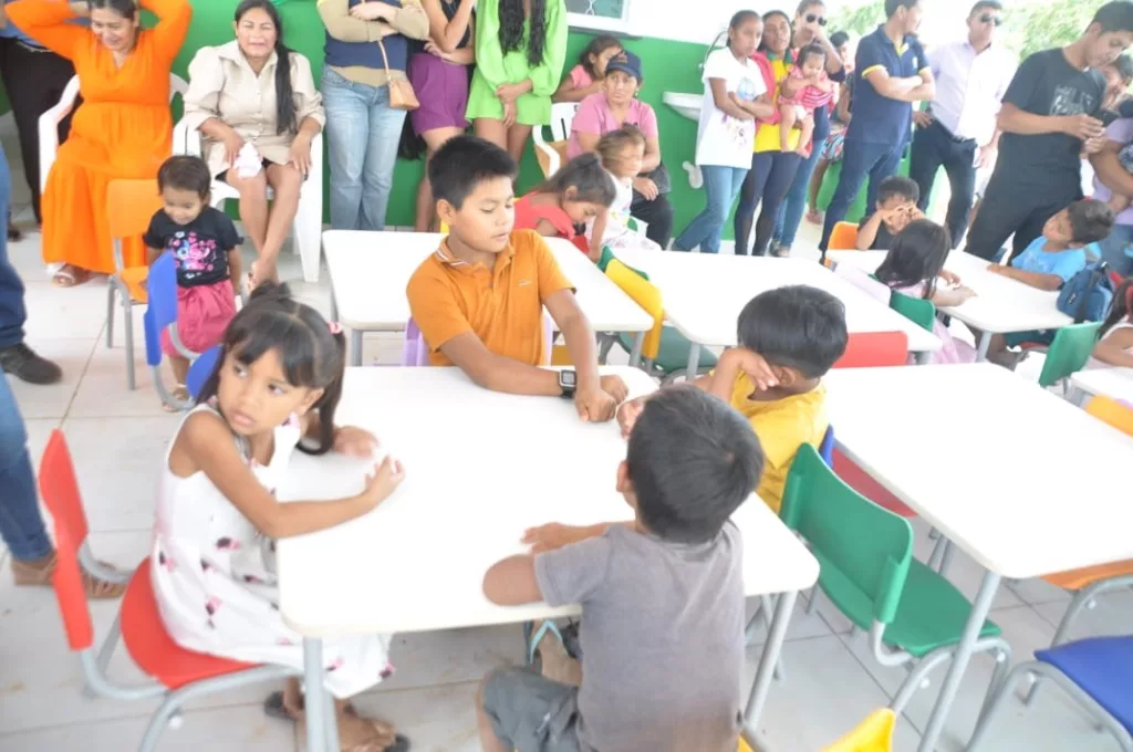 A Escola de Educação Infantil Marinha dos Santos Mota é primeira do município e do estado o oferecer ensino integral. (Foto: Jardeson Pinho)