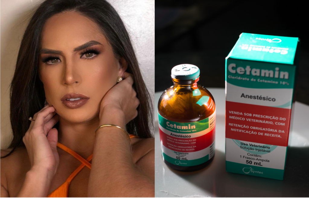 Mãe e o irmão de Djidja estão presos por tráfico da droga que tem propriedades anestésicas e alucinógenas (Reprodução/Internet) Mãe e o irmão de Djidja estão presos por tráfico da droga que tem propriedades anestésicas e alucinógenas (Reprodução/Internet)