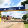 Portal de entrada do Município de Alto Alegre, em Roraima (Foto: Wenderson Cabral/FolhaBV)
