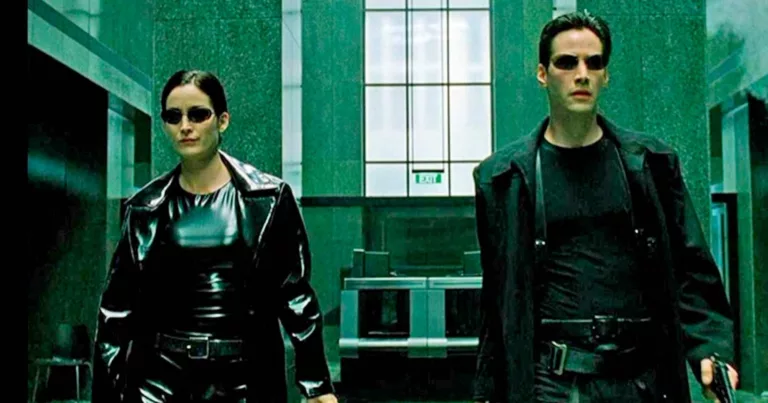 Filme Matrix de 1999, estrelado por Keanu Reeves e Carrie-Anne Moss (Foto: Reprodução/Internet)