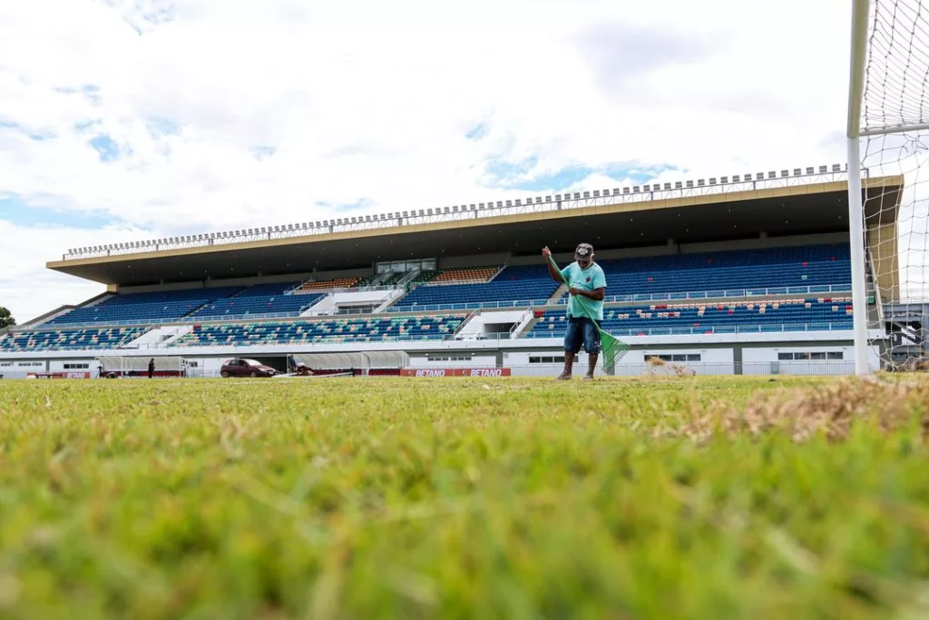 Tudo pronto no Canarinho, duelo entre roraimenses e amazonenses, pelo certame nacional. Crédito: divulgação