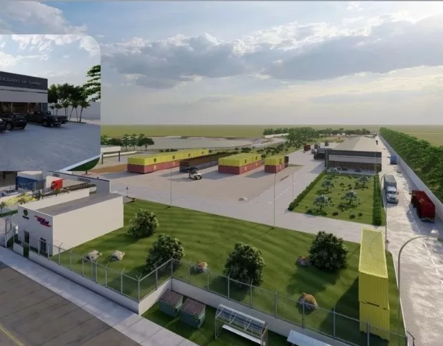 Projeto do porto seco que será implantado em Boa Vista — Foto: Reprodução/Redes sociais