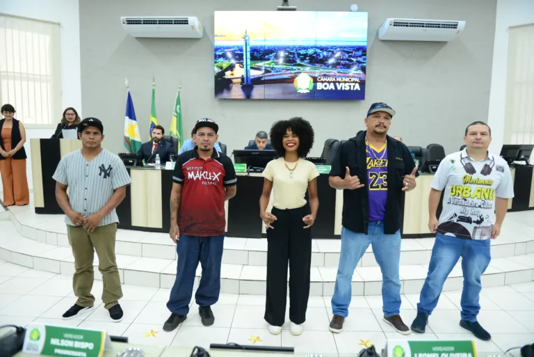 Movimento Hip Hop em Roraima recebe moção de aplausos na Câmara Municipal de Boa Vista