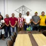 Dirigente dos 10 clubes roraimenses posam na sede da entidade (Crédito: divulgação)