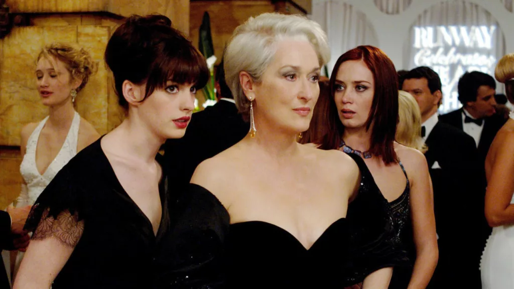 A  ideia do filme é abordar Miranda Priestly, a magnata da moda, tendo dificuldades para se adaptar ao mundo tecnológico (Foto: Divulgação)