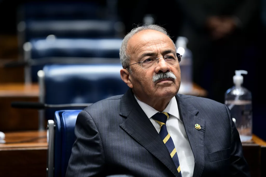 O senador Chico Rodrigues no plenário do Senado (Foto: Pedro França/Agência Senado)