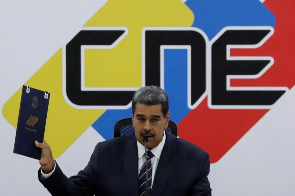 CNE afirma, desde 28 de julho, que Nicolás Maduro foi reeleito presidente da Venezuela. Foto: Leonardo Fernandez Viloria/Reuters