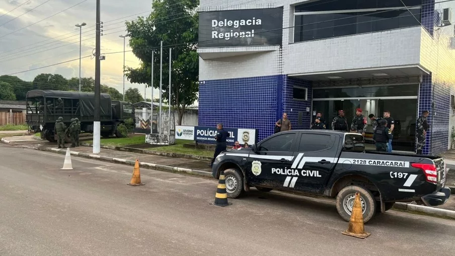 Delegacia de Caracaraí (Foto: reprodução)