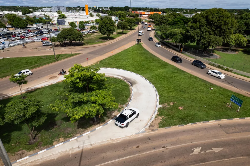 Retorno da avenida das Guianas. (Foto: reprodução/Prefeitura)