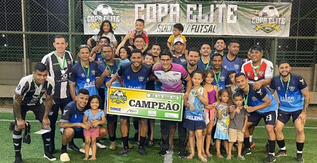 Asatur Sports conquista bicampeonato da Copa Eliete de Futebol Sociaty. Crédito: divulgação/Asatur Sports