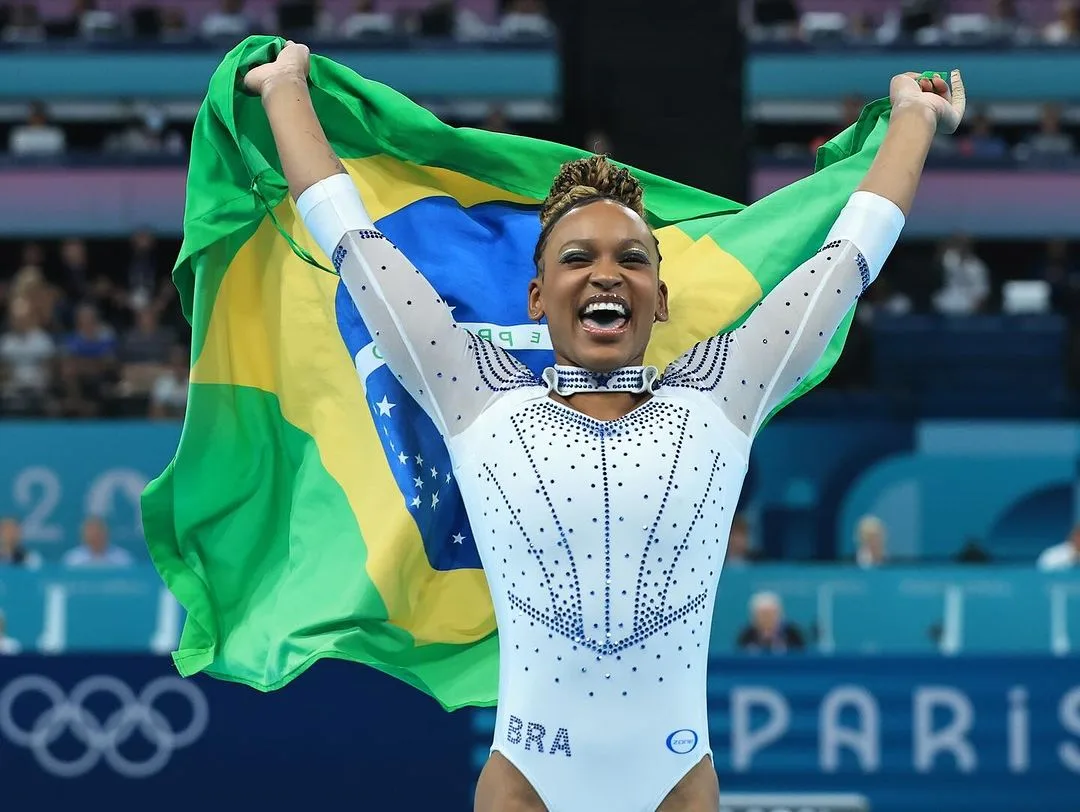 Rebeca Andrade é a maior medalhista olímpica brasileira (Foto: Reprodução/Rebeca Andrade/Instagram)