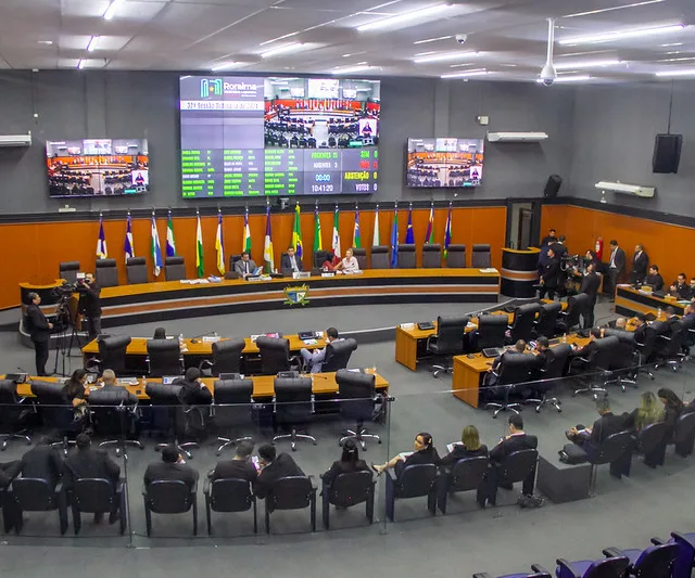 O plenário da Assembleia Legislativa de Roraima (Foto: Nonato Sousa/SupCom ALE-RR)