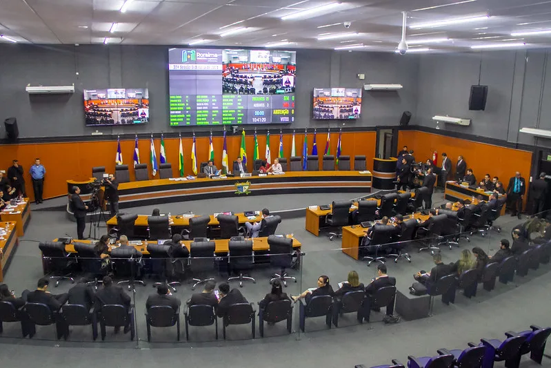 O plenário da Assembleia Legislativa de Roraima (Foto: Nonato Sousa/SupCom ALE-RR)