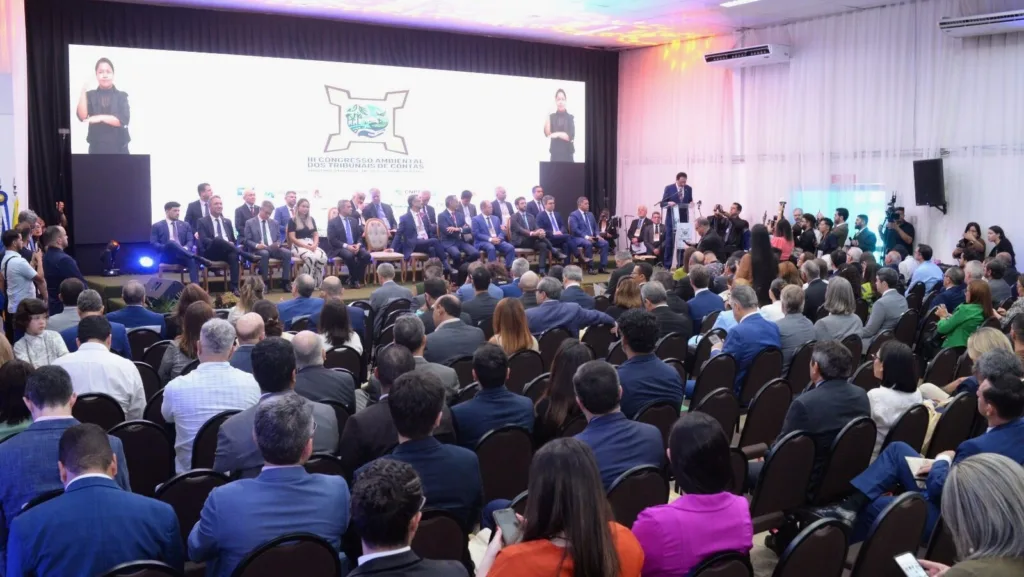 O Congresso Ambiental dos Tribunais de Contas é um evento que reúne Tribunais de Contas de todo o Brasil, instituições contábeis, autoridades, especialistas e a sociedade civil. (Foto: reprodução/Atricon)