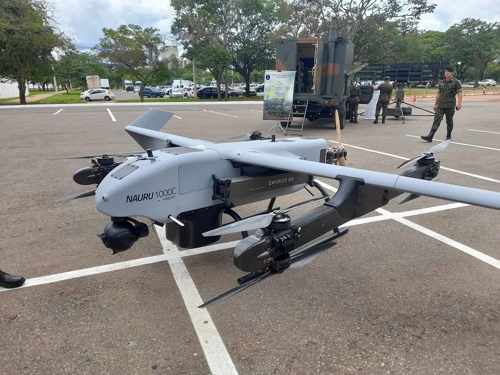 Nauru 500C é um equipamento classificado como um Sistema Aéreo Remotamente Pilotado (SARP) (Foto: Divulgação)