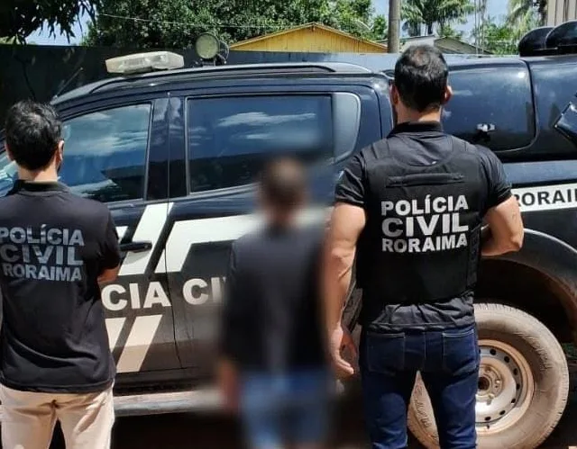 A prisão foi efetuada pela Polícia Civil (Foto: Ascom/PCRR) 