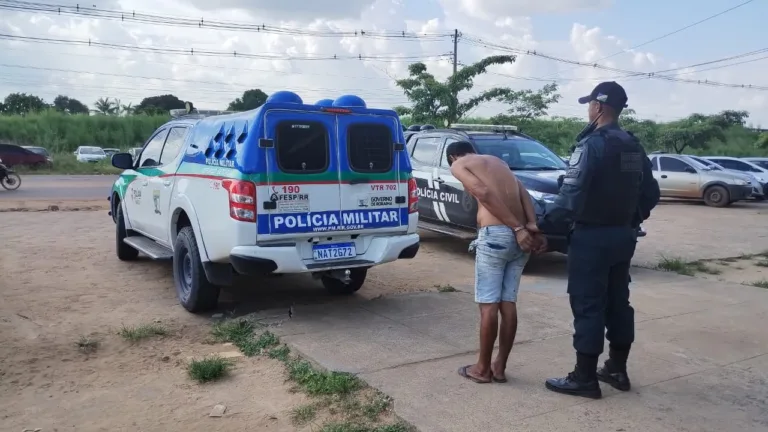 O foragido foi levado à Central de Flagrantes (Foto: Divulgação) 