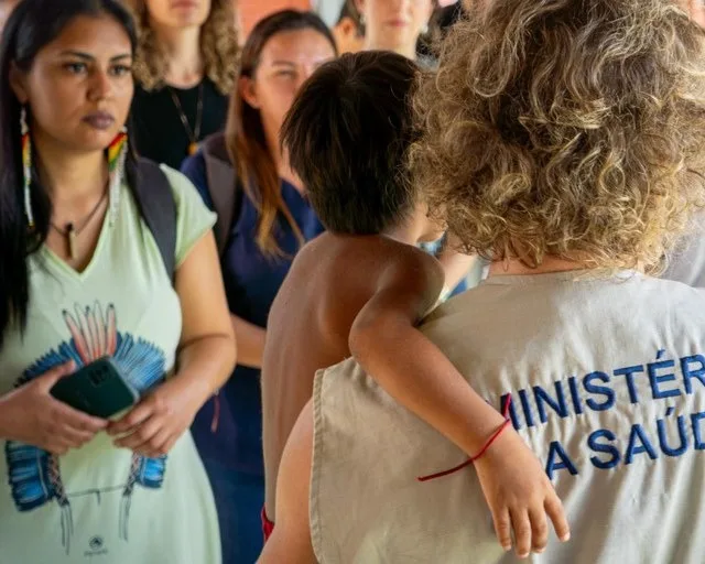 a ação busca melhorar o atendimento médico em áreas remotas e enfrentar as dificuldades de deslocamento dos indígenas. (Foto: Ministério da Saúde)
