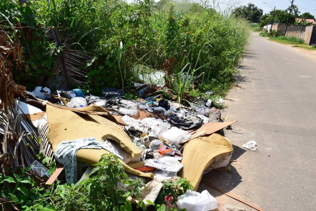 O denunciante relatou que já despejaram um cachorro morto no local (Foto: Nilzete Franco/FolhaBV)