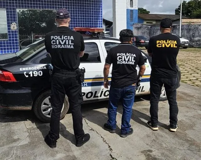 A prisão foi efetuada por agentes da Polícia Civil (Foto: Ascom/PCRR)