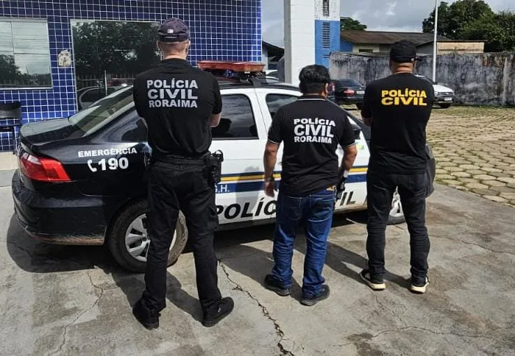 A prisão foi efetuada por agentes da Polícia Civil (Foto: Ascom/PCRR)