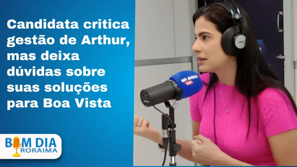 Em entrevista, Catarina Guerra aponta falhas na saúde e educação