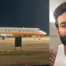 Jato de Gusttavo Lima pousa no Aeroporto Internacional de Boa Vista; artista posa dentro da aeronave na capital (Fotos: Notícias 24 RR e Arquivo pessoal)