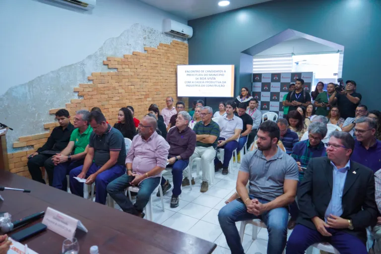 O encontro foi organizado pelo Sindicato da Indústria da Construção Civil do Estado de Roraima (Foto: Divulgação)