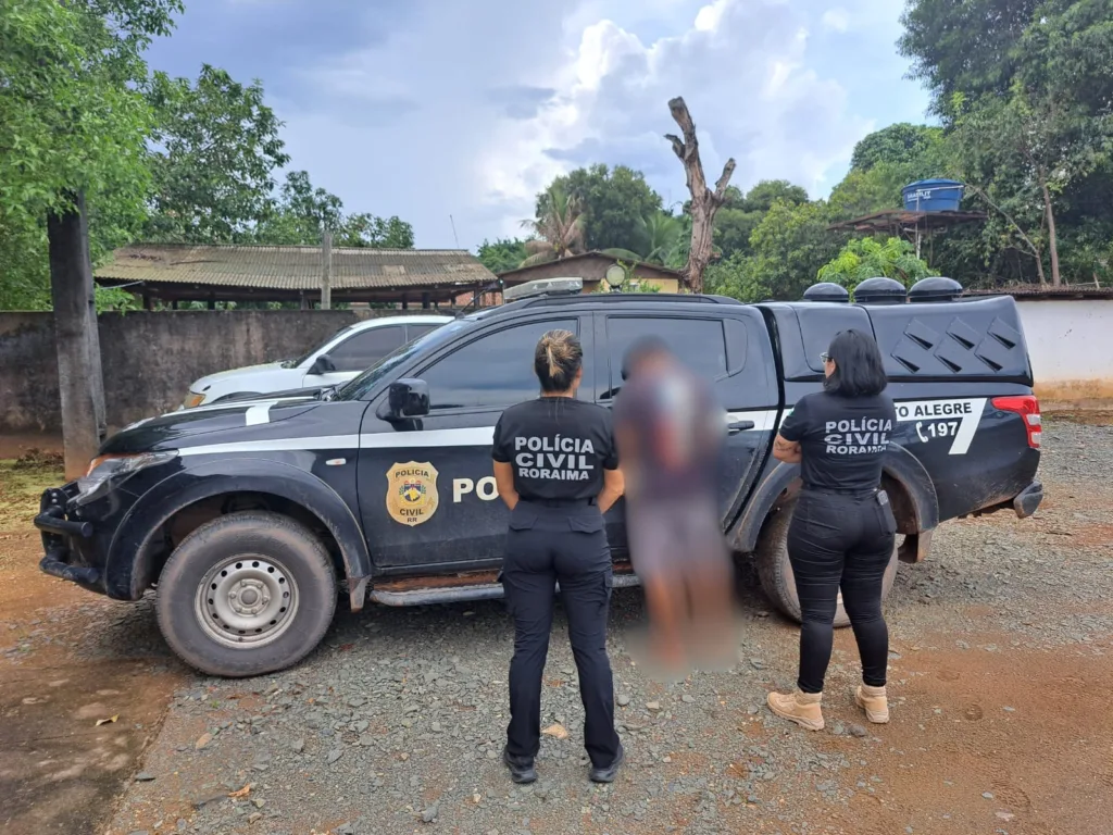 L. P. S. já tem uma condenação por tráfico de drogas e diversas passagens pela polícia. (Foto: Divulgação/PCRR)