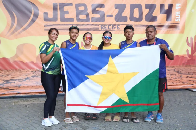 Vôlei de praia de Roraima disputa nacional em Recife nos Jogos Escolares Brasileiros (Foto: Divulgação)