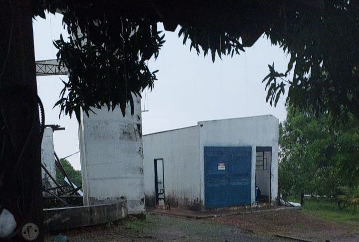Forte tempestade danifica estrutura da Caer em Rorainópolis e moradores ficam sem água
