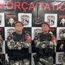 Cabo Santos Silva, Sargento Galvão, Soldado Lucas Oliveira e soldado Jordan (Foto: Divulgação) 