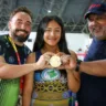 Atleta de Mucajaí é medalha de ouro nos Jogos Escolares Brasileiros 2024, realizado em Pernambuco (Foto: Secom)