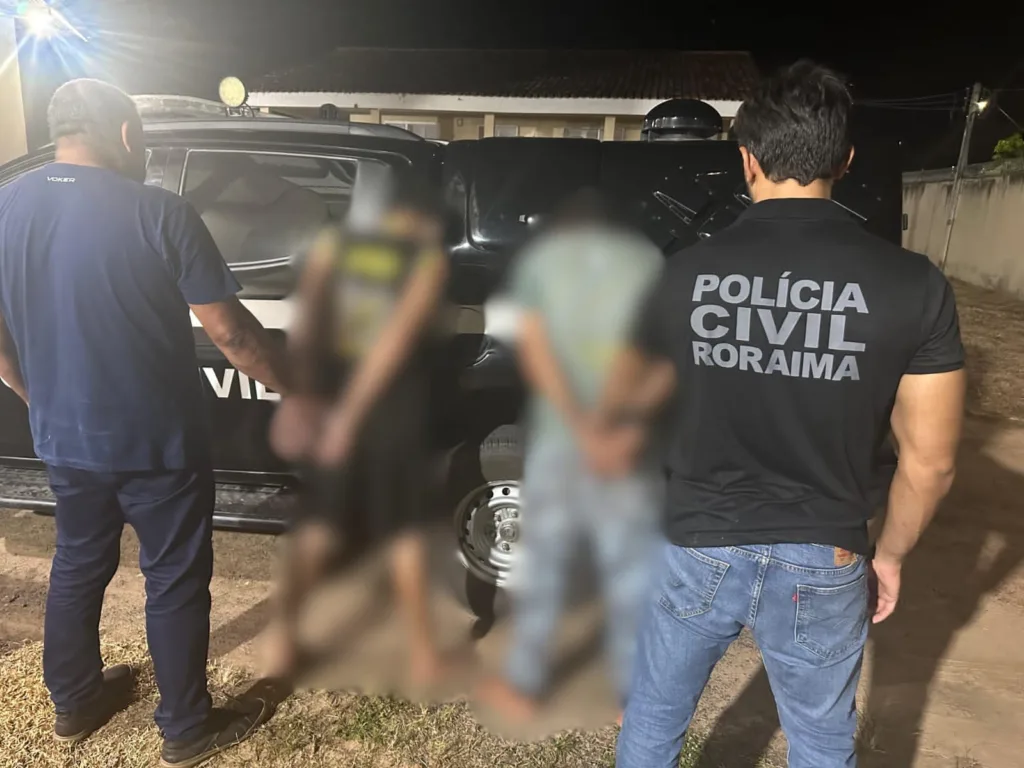 Prisão foi efetuada pela Polícia Civil (Foto: Ascom/PCRR) 