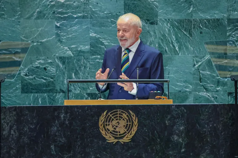 Lula discursa na Assembleia Geral da ONU (Foto: Ricardo Stuckert/PR)