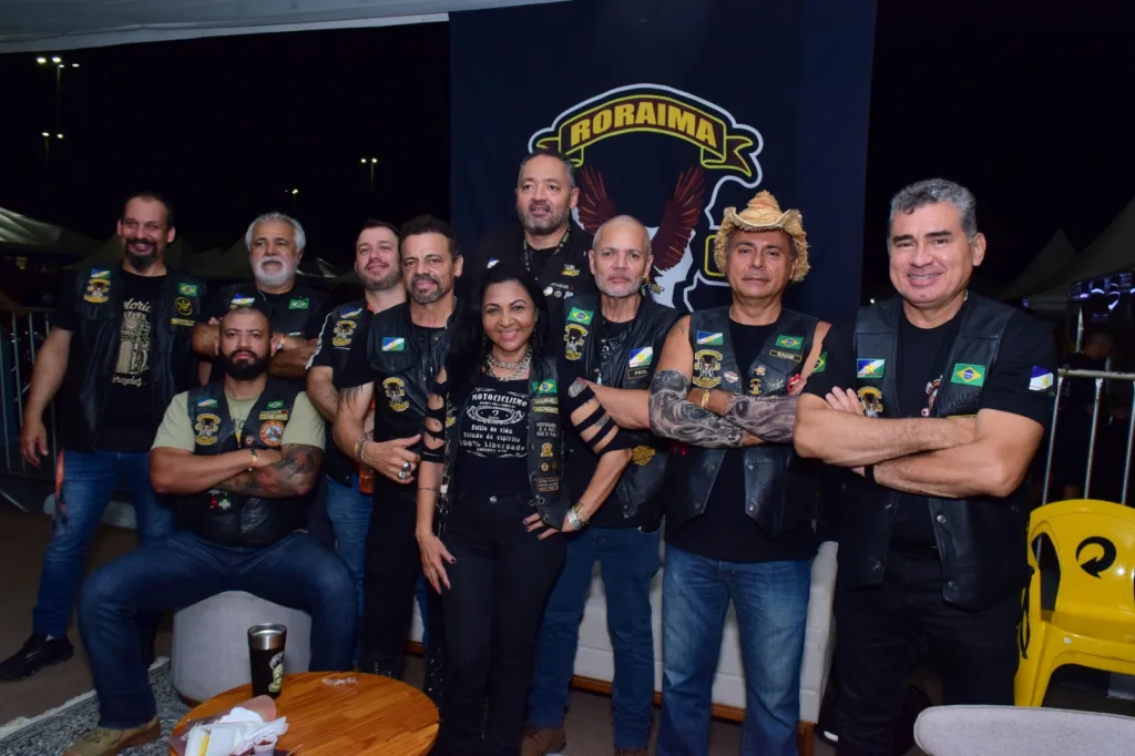 Membros do Roraima Moto Clube. (Foto: Nilzete Franco/FolhaBV)