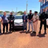 O veículo foi localizado após a atuação da Polícia Civil de Roraima (PCRR), por meio da Delegacia de Bonfim, em parceria com a Guarda Civil Municipal, a Polícia Militar e a Polícia da Guian. (Foto: Divulgação/PCRR)